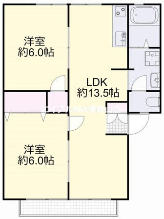 コーポ赤坂の物件間取画像